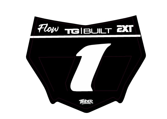 Vented plate decal *CUSTOM*