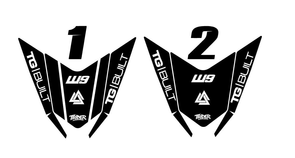 Talaria MX-3-5 rear fender decal