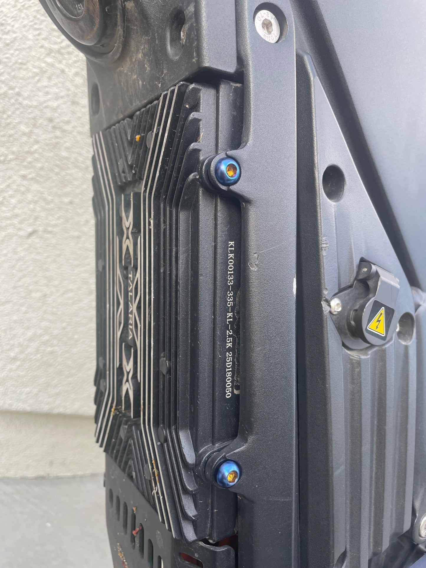 All E-moto controller mount titanium(4pc)