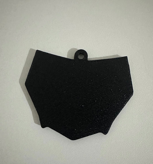 Mini motocutz plate keychain