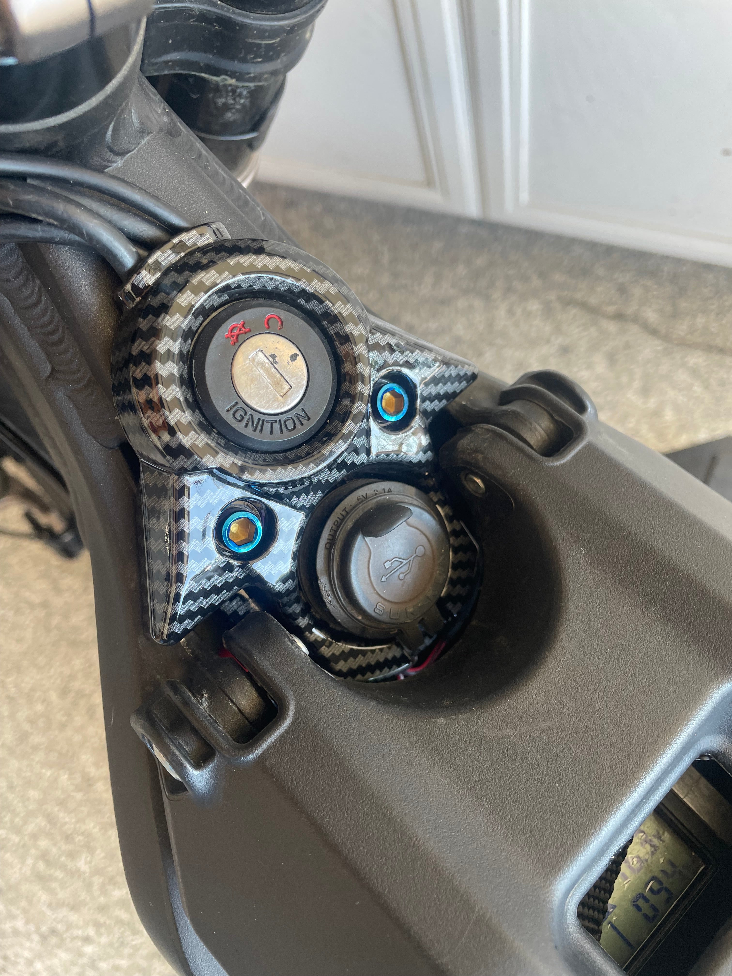 Titanium ignition bolts