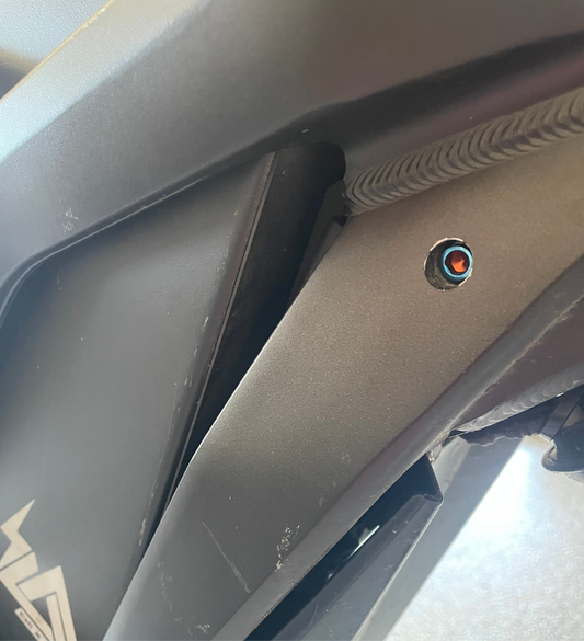 Surron controller plate titanium(2pc)