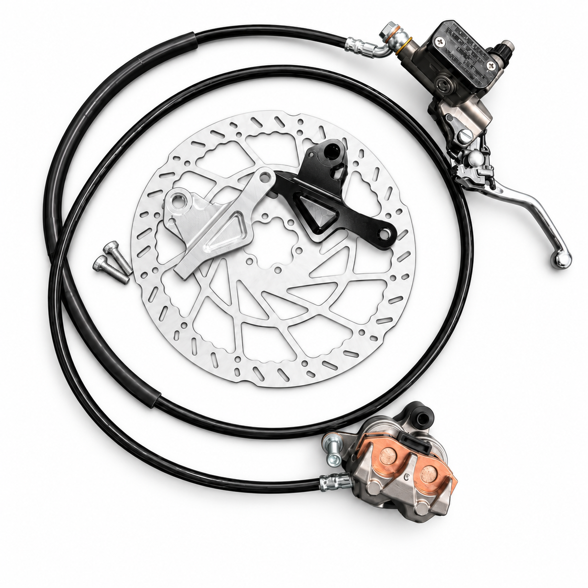 Ultimate Pre-Bled Super 73/Ridstar q20/Macfox Ultra Bee Rear Brake Kit (Ships Next Business Day)