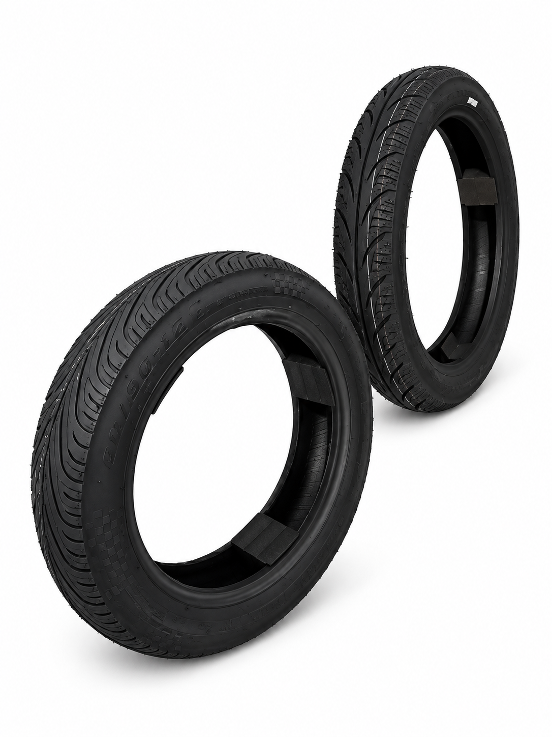 14-12 Supermoto set for Yozma, Strike, Tuttio, Nexvey, RTR (FITS STOCK RIMS)