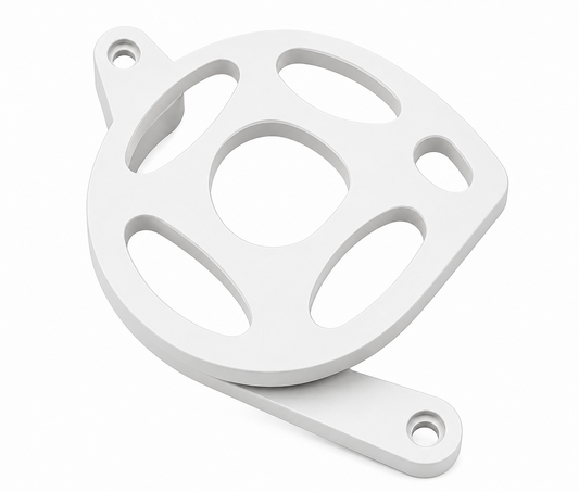 white surron motor cover