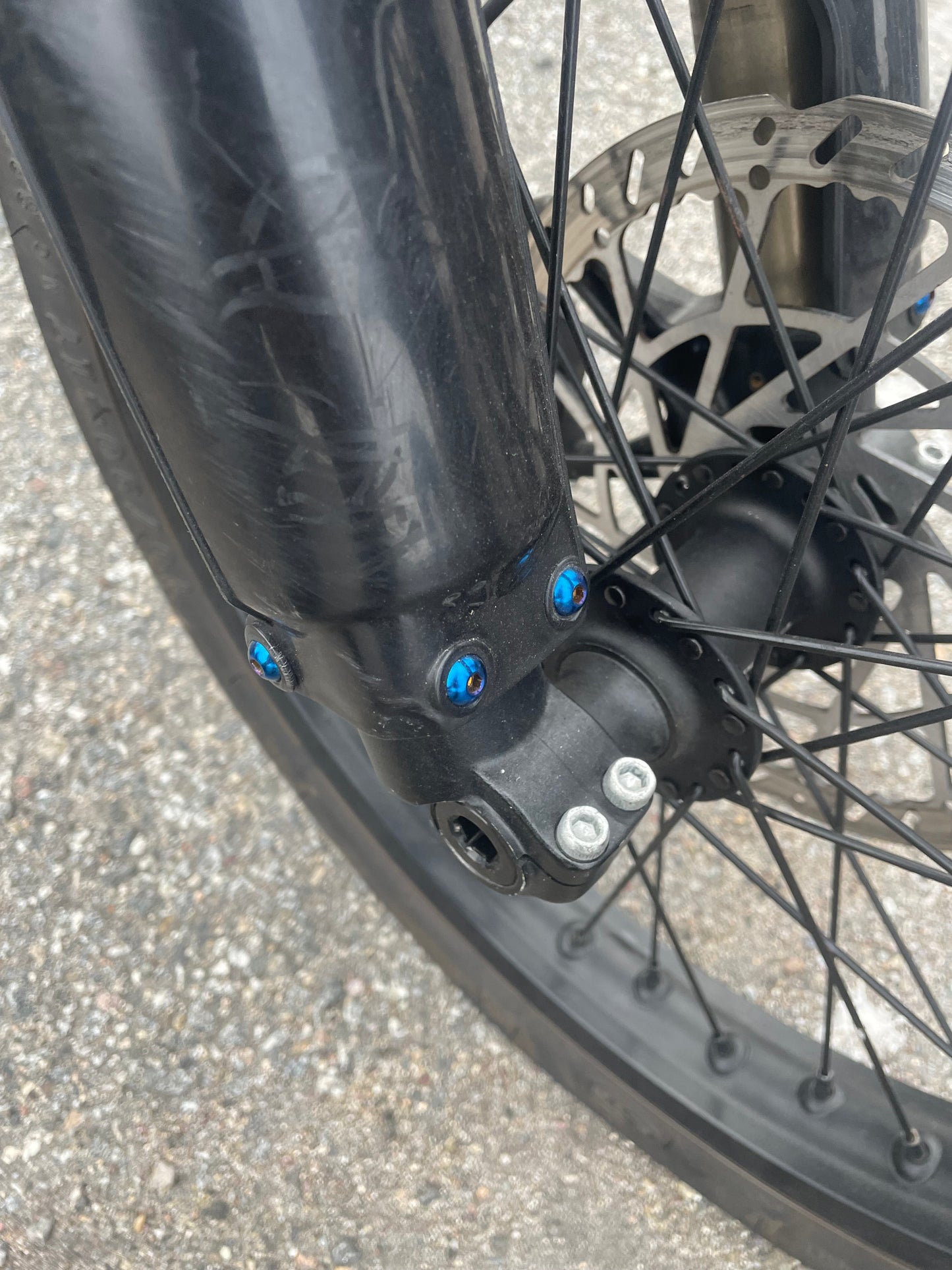 Fork guard titanium(6pc)