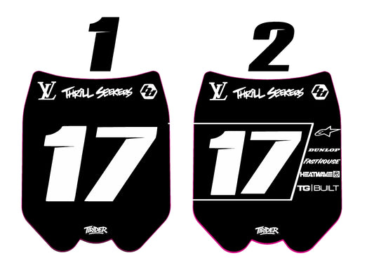 RTR plate decal