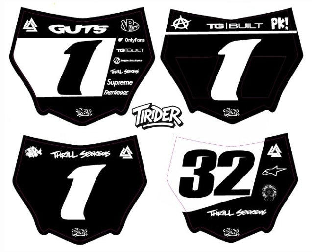 Motocutz plate decal