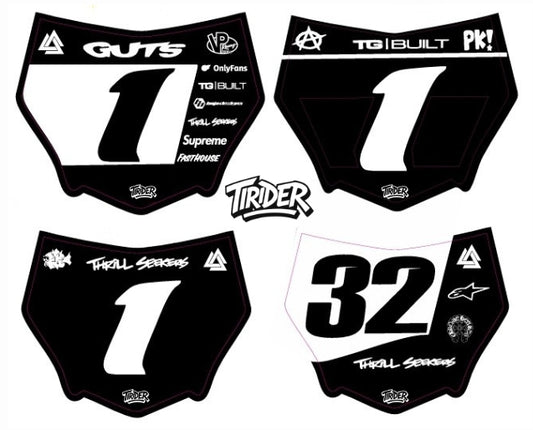 Motocutz plate decal