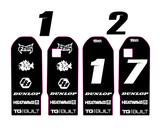 Talaria MX-3-5 fork decals