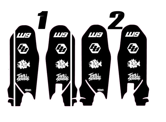 Ultra bee fork guard decals